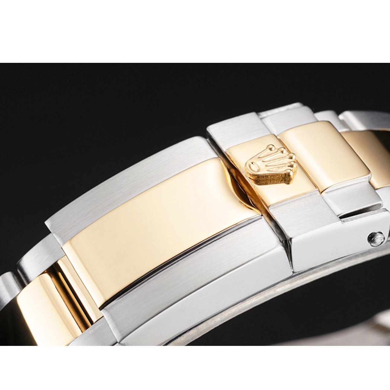 Rolex copies cheap Dial Case Rolex Bracelet Stainless Two Yacht-Master Gold Tone Steel Champagne Bezel Swiss 0715